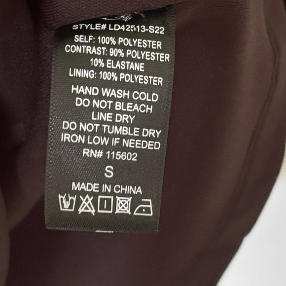 LUSH| Feminine Sheer Black Floral Red Rose Long Sleeve Ruffled Dress Sz S - Picture 4 of 7